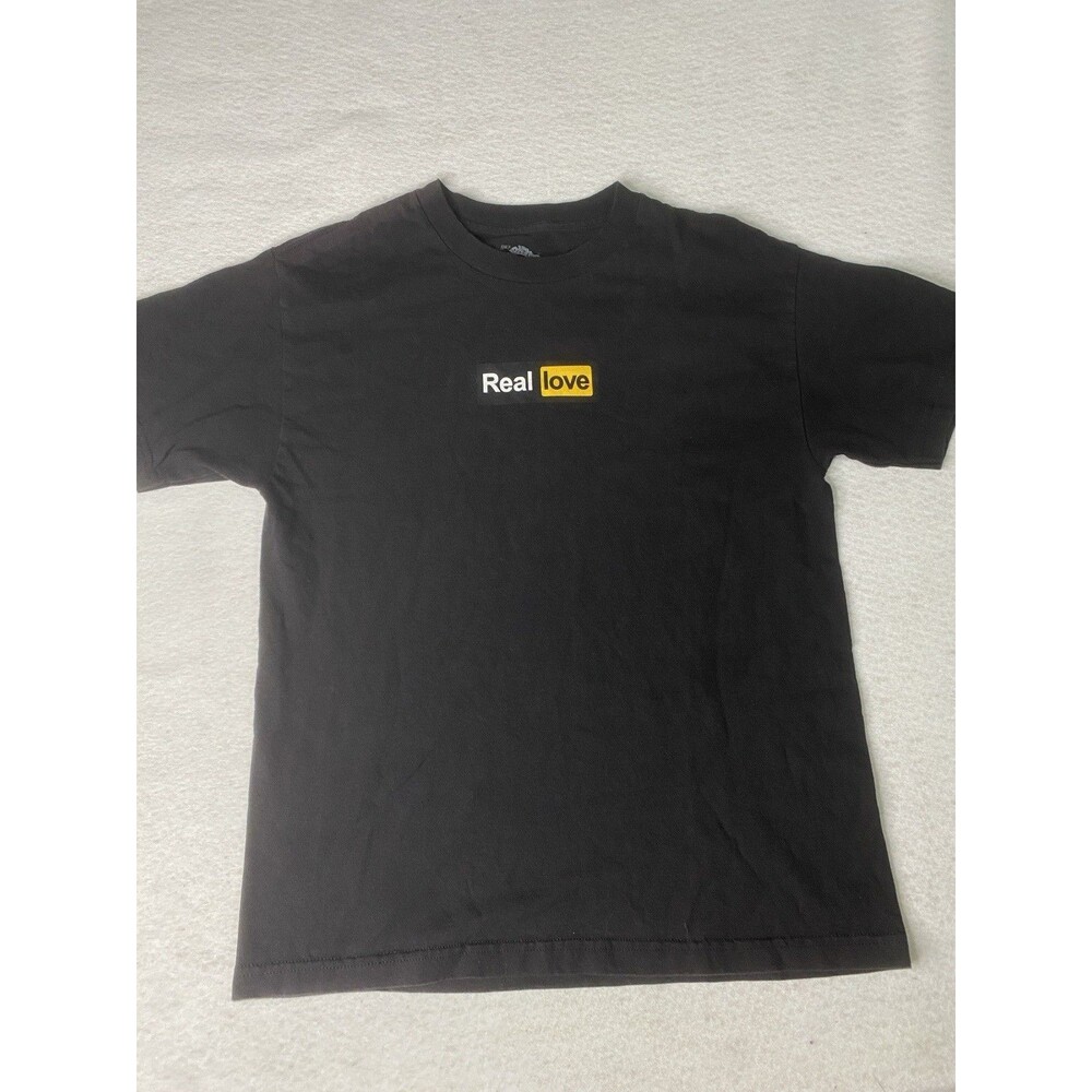 Real Love Phub Logo Men's Black t Shirt Size M Made In Paradise Skater Sk8